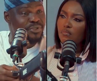 Biola Bayo and  Baba Ijesha