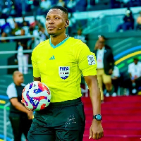 Ghanaian referee Daniel Laryea
