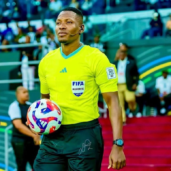 Ghanaian referee Daniel Laryea