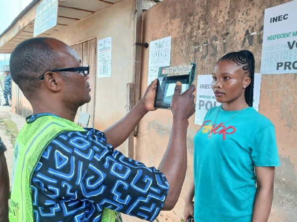 INEC Voter accreditation in Osun