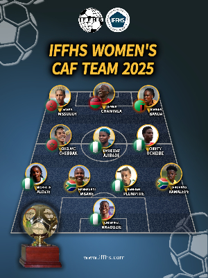 IFFHS Africa Best Women's team in 2025