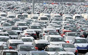 File image: Imported cars