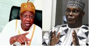 Lai Mohammed and Atiku Abubakar