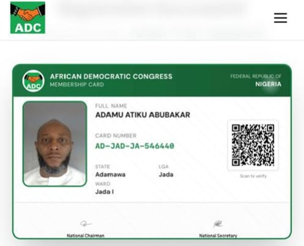 Adamu Abubakar, the son of former Vice President, Atiku Abubakar