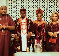 Cubana Chief Priest and his wife with Peller and Jarvis