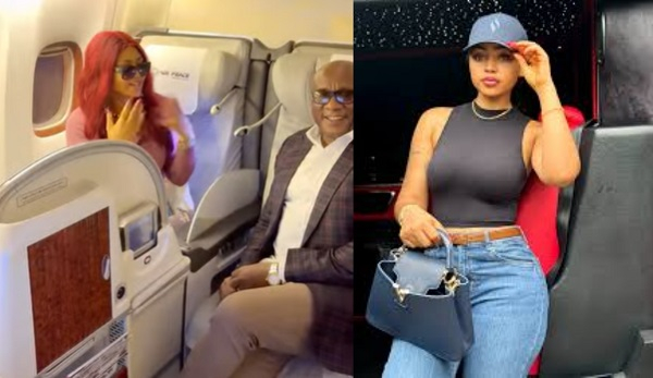 Regina Daniels and Air Peace CEO