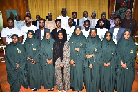 The graduating students