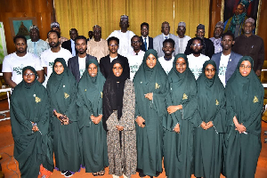 The graduating students
