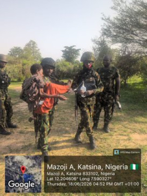 Troops rescue captive of terrorists in Katsina