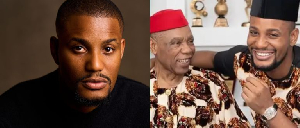 Alex Ekubo and father