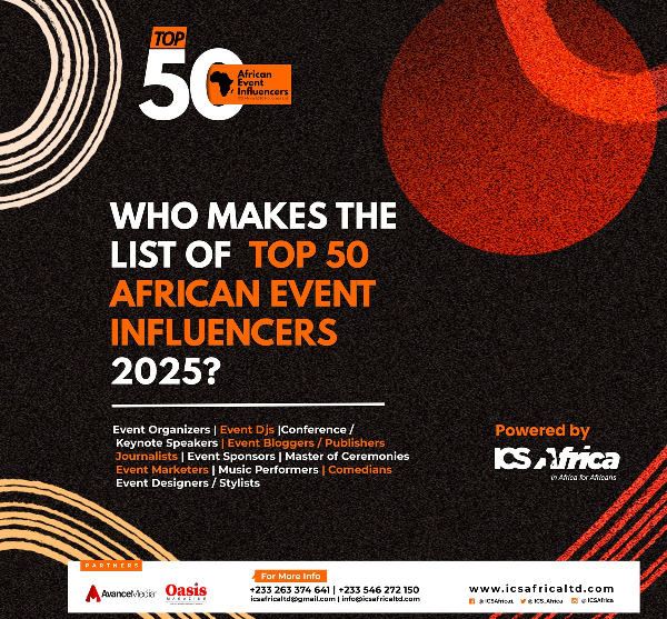 ICS Africa's Top 50 Event Influencers List for 2025