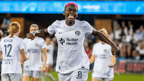 Oshoala in action for Bay Arena