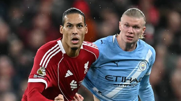 Virgil Van Dijk and Erling Haaland