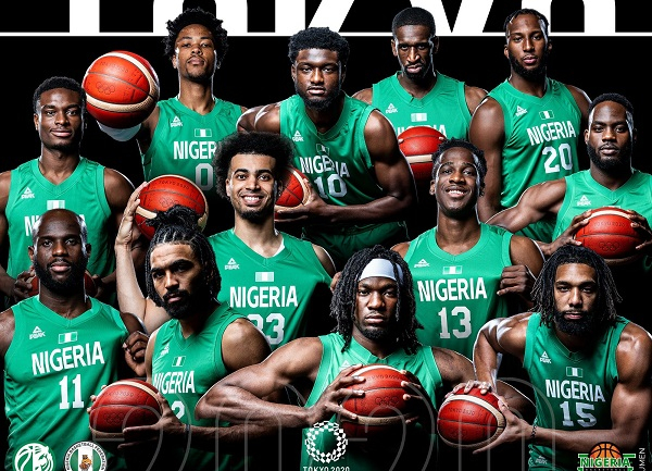 The Nigerian senior men's basket team