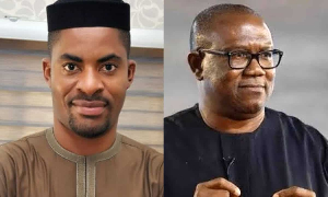 Deji Adeyanju and Peter Obi