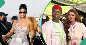 Angela Okorie, Ned Nwoko, and Regina Daniels