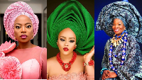Women on Gele head-tie