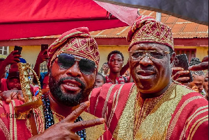 Actors Ibrahim Chatta and Taiwo Hassan a.k.a Ogogo Actors Ibrahim Chatta and Taiwo Hassan a.k.a Ogogo
