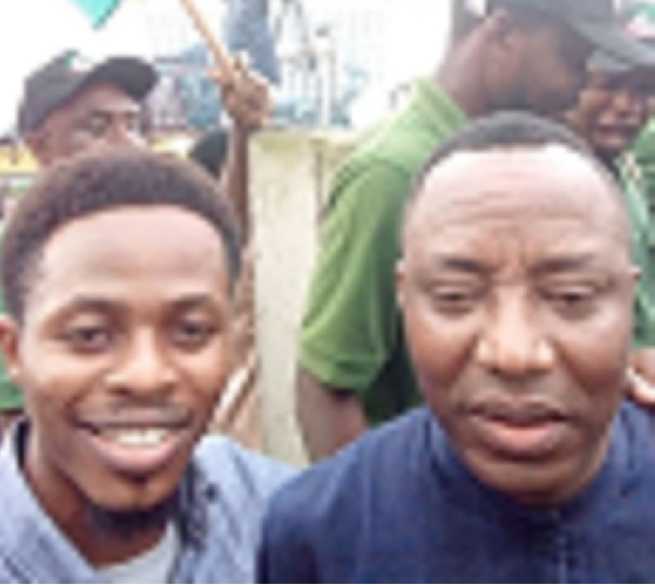 Sowore spotted in Lagos protest
