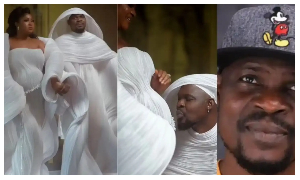 Actor Baba Ijesha and celebrity stylist Luminee welcome first child