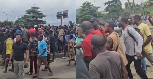 Pro and Anti-protesters clash in Lagos
