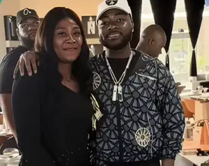 Davido and a fan