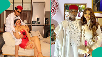 Regina Daniels, brother and Husband
