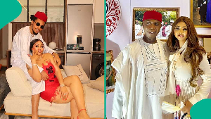 Regina Daniels, brother and Husband
