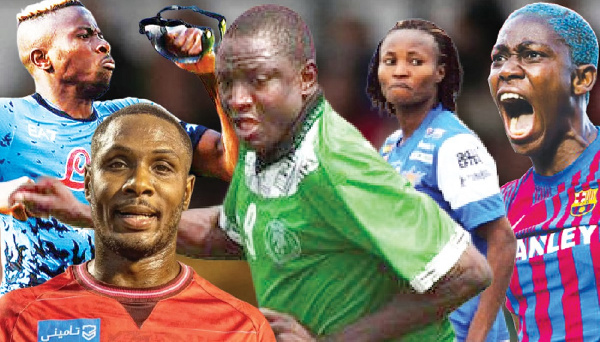Nigerian footballers with 100 goal landmark