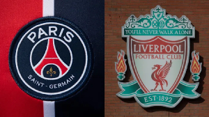 PSG and Liverpool team logos