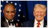 Karl Von Batten and President Donald Trump