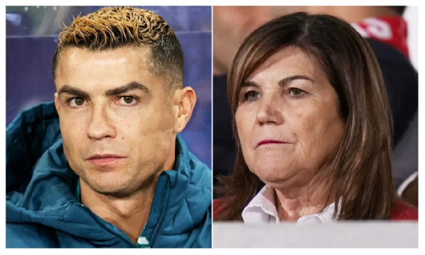 Cristiano Ronaldo and mother