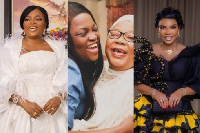 Iyabo Ojo, Funke Akindele and mother