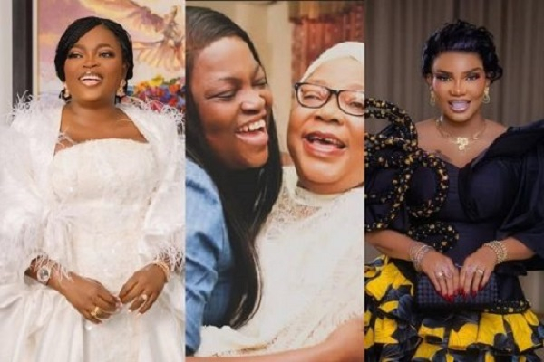 Iyabo Ojo, Funke Akindele and mother