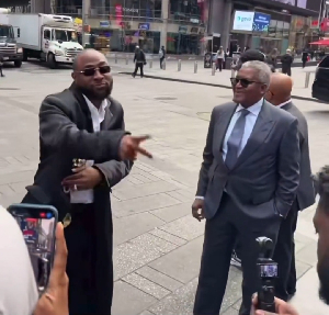 Davido and Dangote in New York