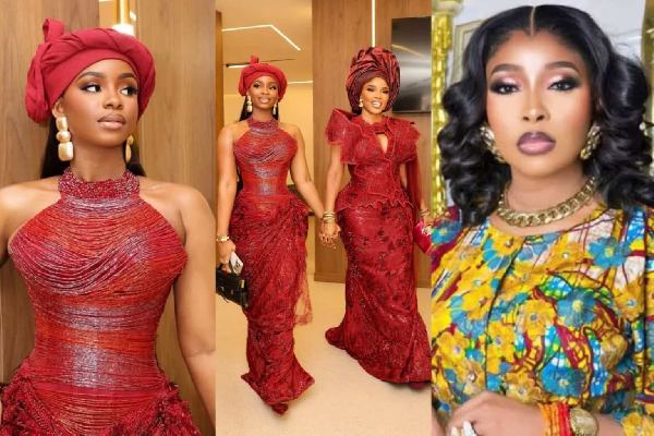 A photo collage of Priscilla Ojo and Lizzy Anjorin