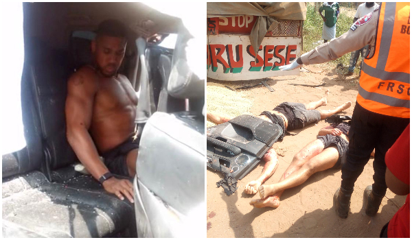 Anthony Joshua involved in a car crash